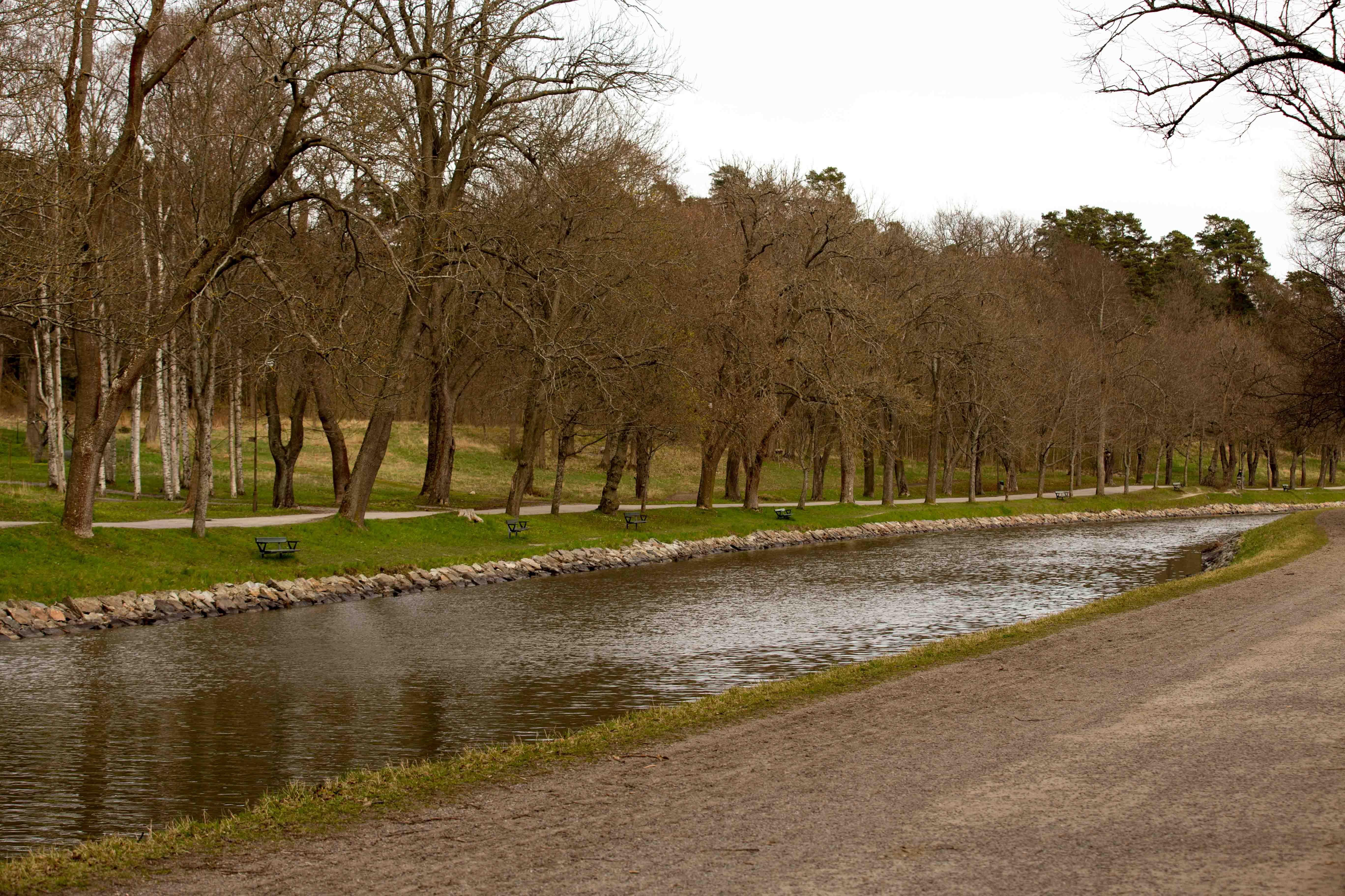 Canal parc royal urbain djurgarden stockholm