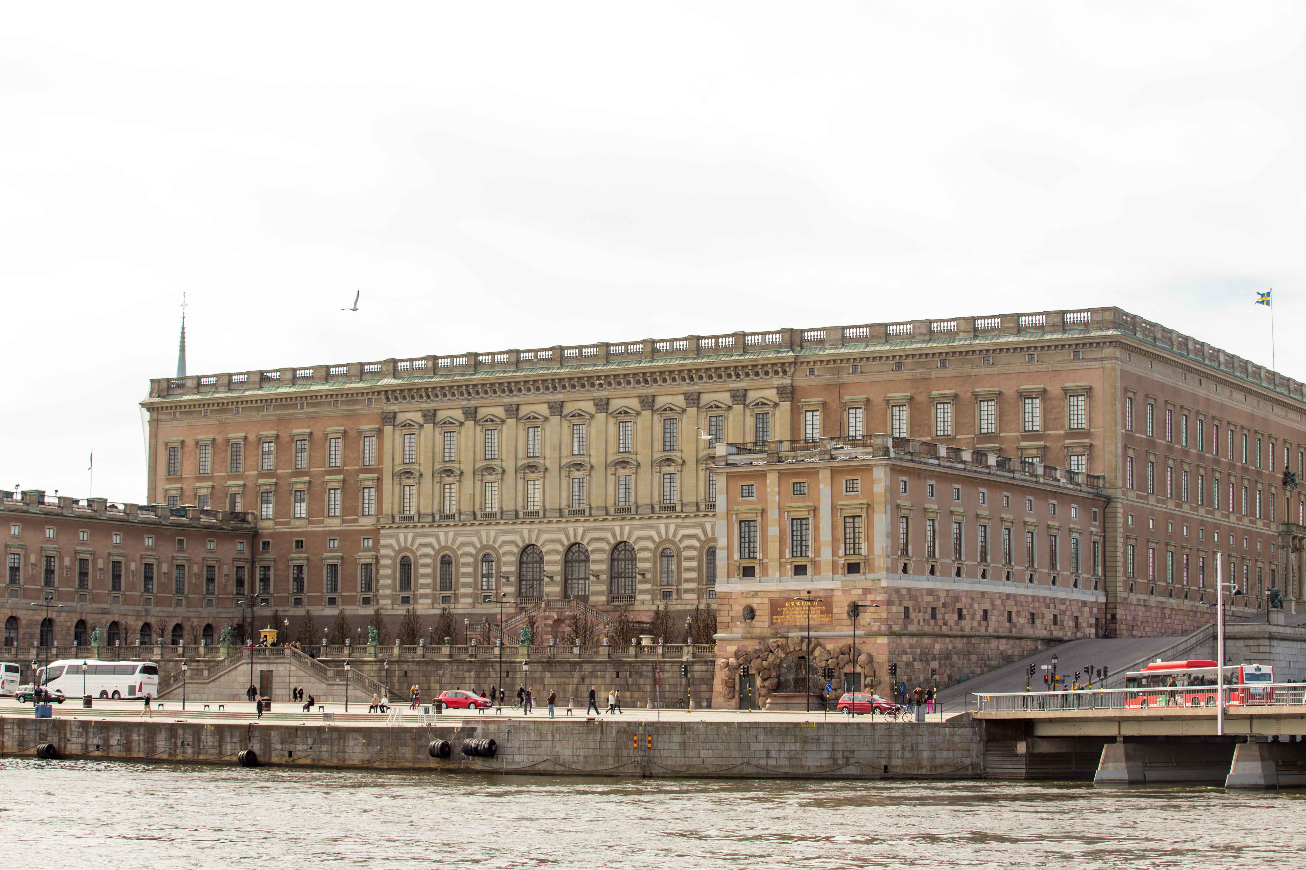 Palais Royal Kungliga Slottet Vue Rive Norrmalm Citytrip Stockholm