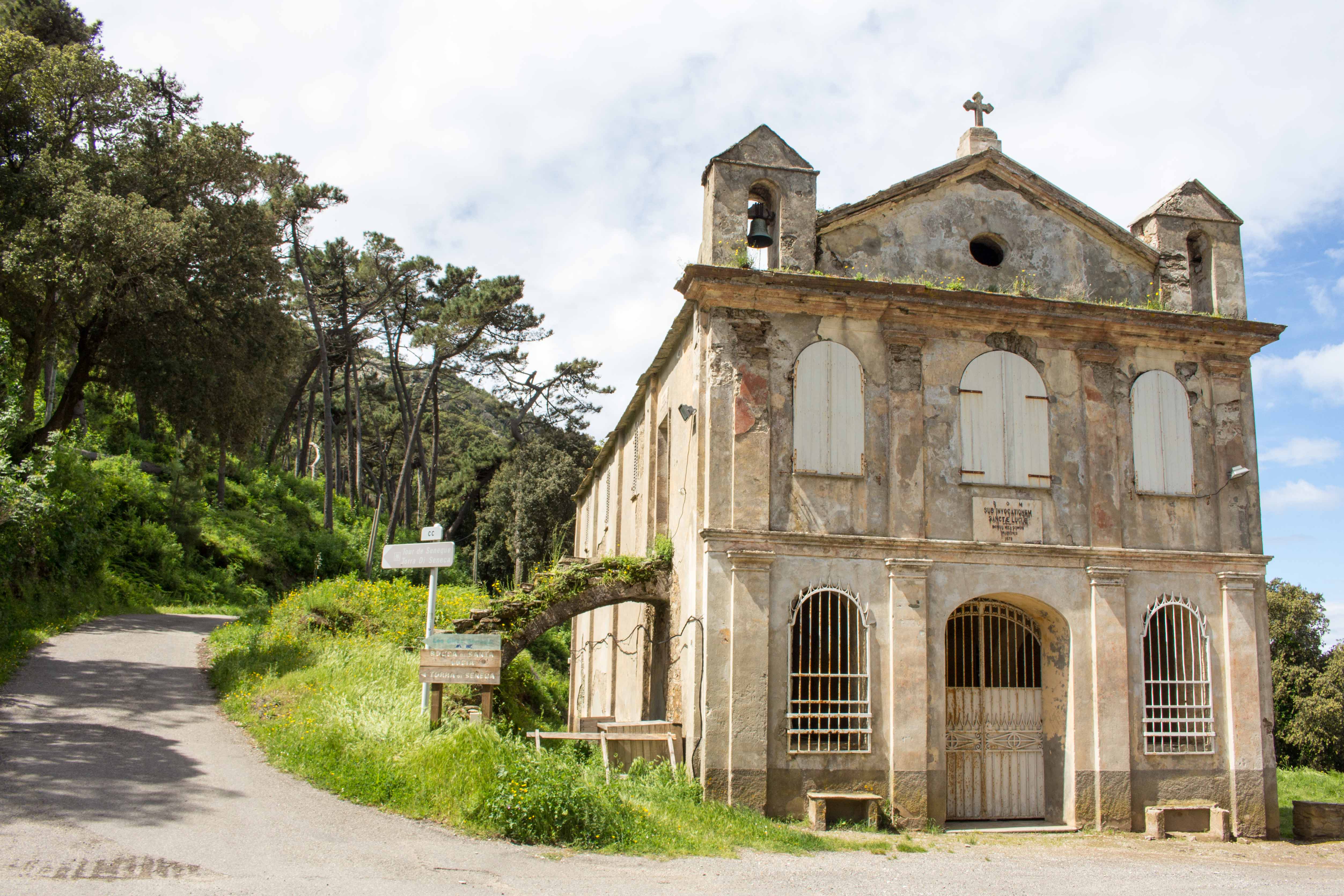 Chapelle Col Santa Lucia Tour Seneque Corse