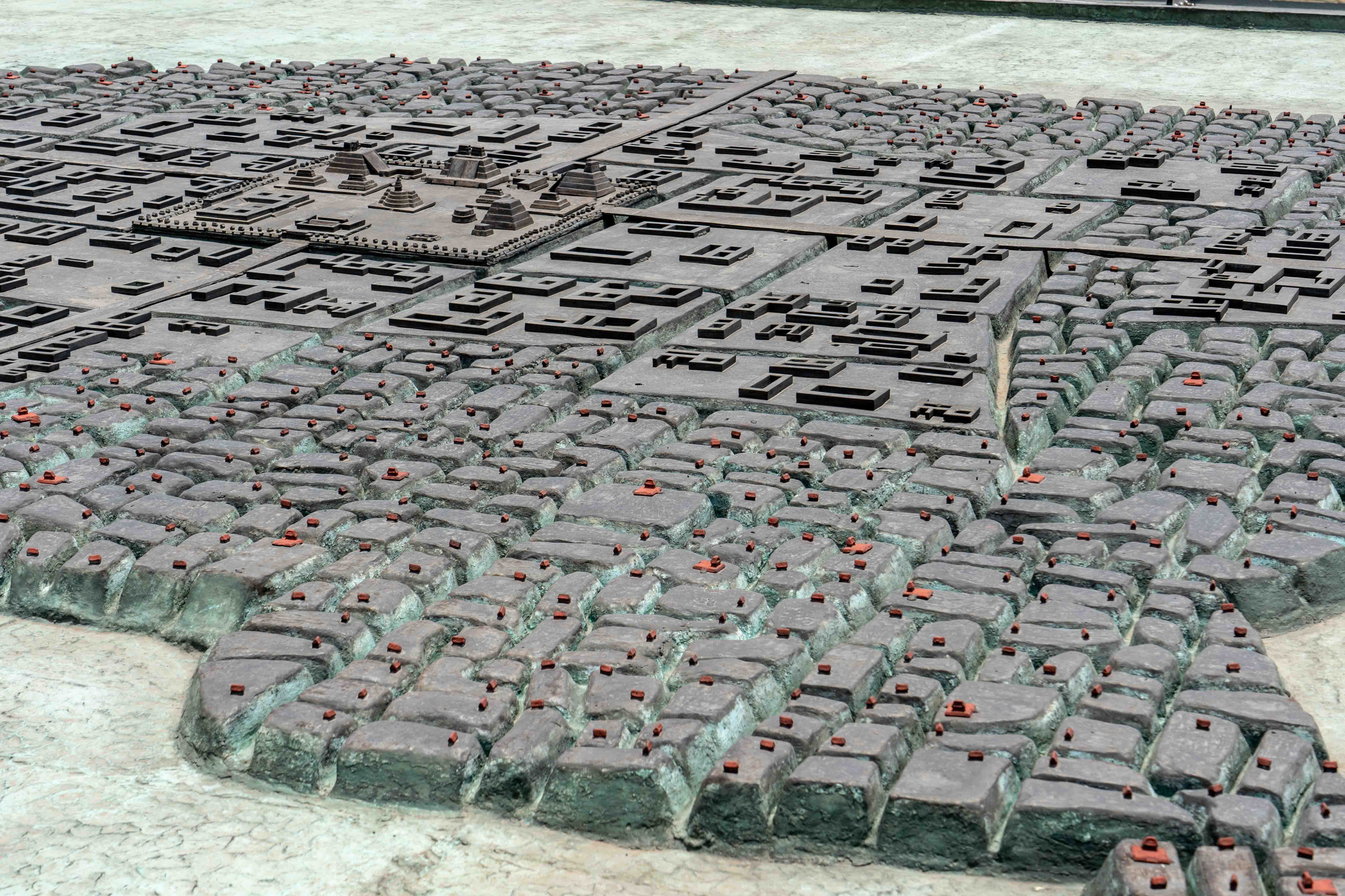 Les ruines du Templo Mayor à proximité du Zocalo à Mexique City.